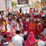 मांझी मंदिर में वैदिक मंत्रोच्चार के साथ संपन्न हुआ सामूहिक रुद्राभिषेक पाठ
